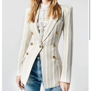 Smythe Pagoda Striped Blazer